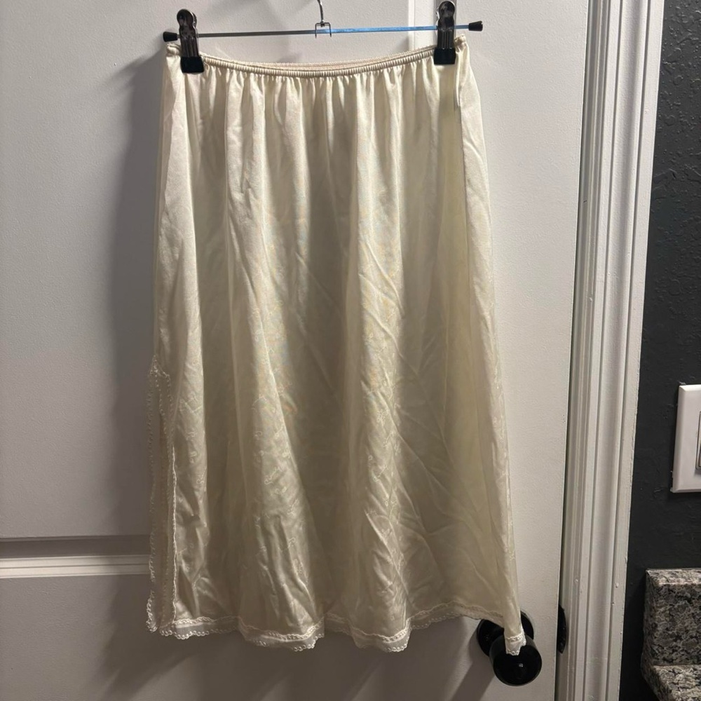 Givenchy Cream slip skirt